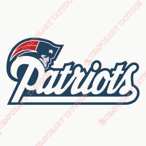 New England Patriots Customize Temporary Tattoos Stickers NO.603